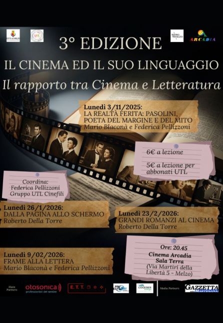 CORSO CINEMA E LETTERATURA - LEZIONE 1 [ARCADIA]